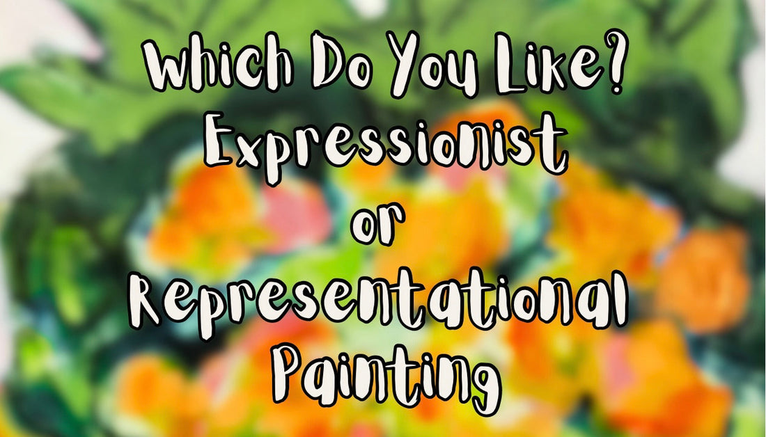 Expressionist vs Representational Painting