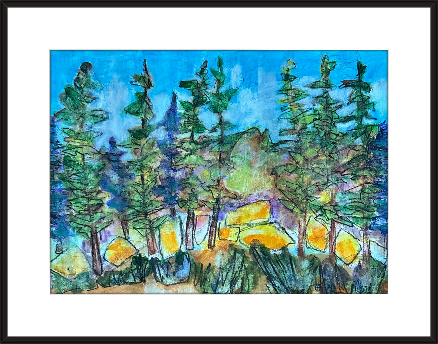 Sunlight Through the Pines