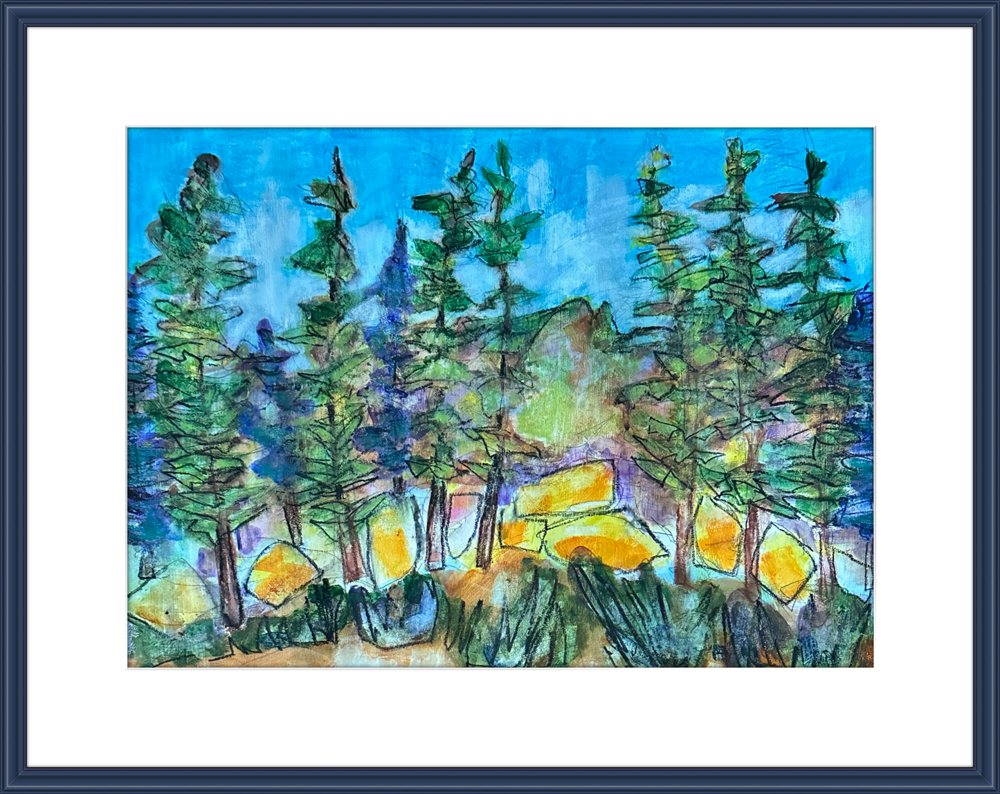 Sunlight Through the Pines