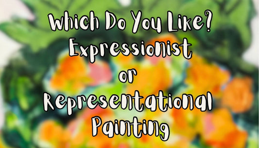 Expressionist vs Representational Painting