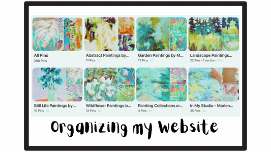 Organizing My Website