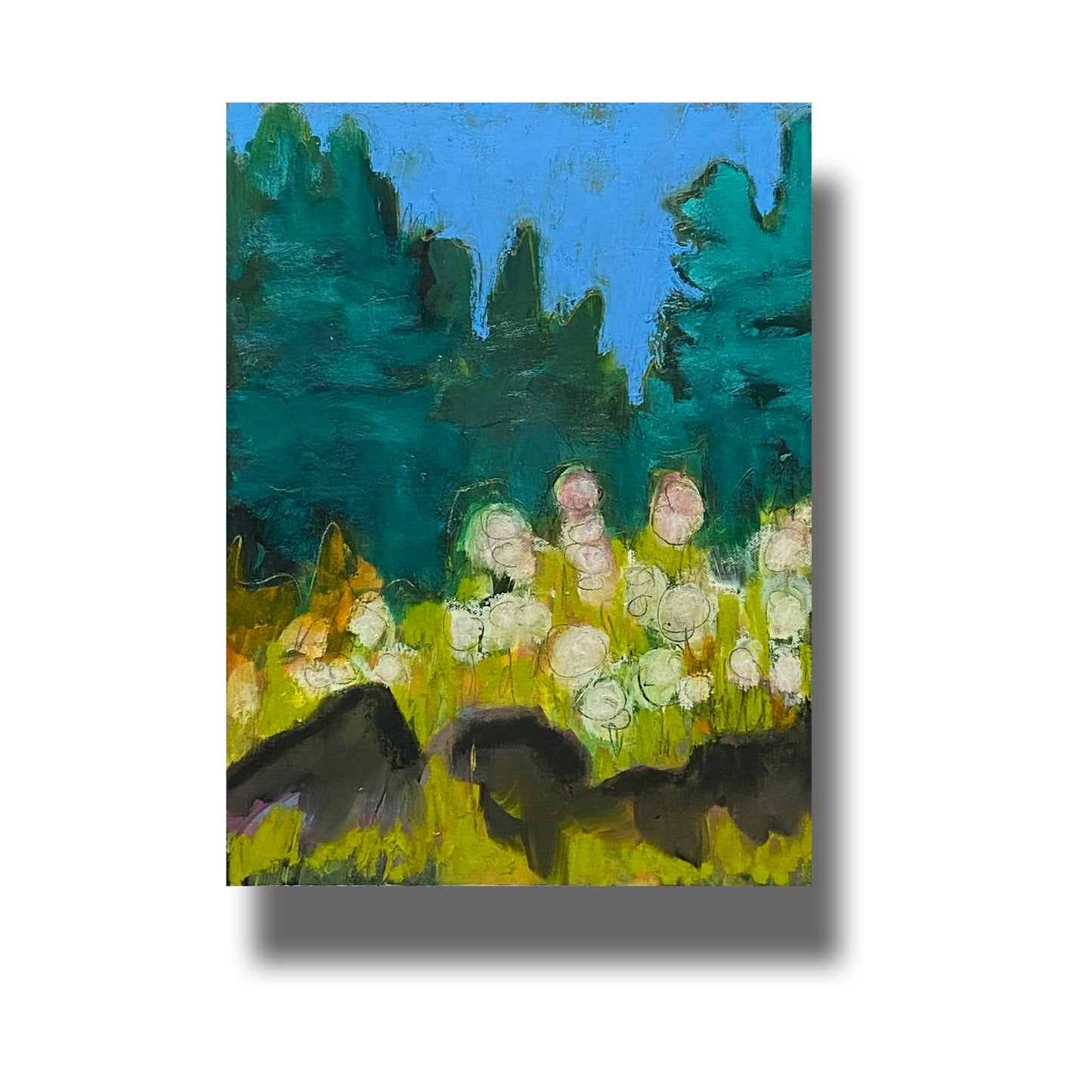 Flowers Nodding Gently in the Breeze